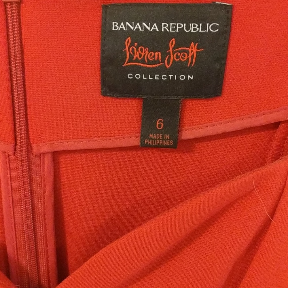 Red dress by Banana Republic L'Wren Scott size 6